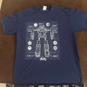 Might Morphin Megazord t shirt Loot Crate Sz L